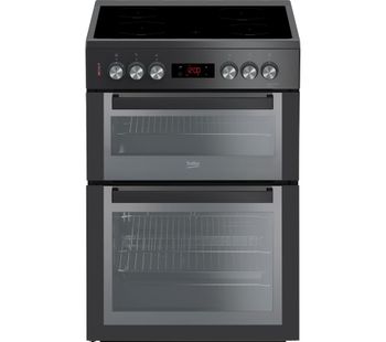 Pro XDCS663MT 60 cm Electric Ceramic Cooker - Black, Black