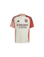 camiseta de futbol adidas olympique de lyon 3 infantil blanco roto