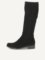 caprice boots black made of textiles with block heel size 405