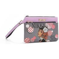 nikky by nicole lee cartera neceser con cremallera ciega por ti para mujer