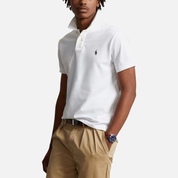 Polo Ralph Lauren Custom Cotton-Piqué Polo Shirt - M