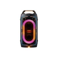 altavoces samsung portatiles bluetooth 160w con iluminacion led y bateria 12h