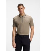 boss para hombre 50555698 polo active slim fit verde l casual algodon manga corta