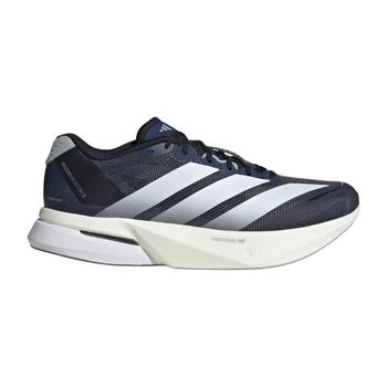 Zapatillas Adidas Adizero Boston 13 Azul Blanco SS26, Talla UK 8