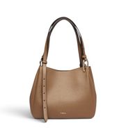 furla para mujer wb02020-hsf000 bolso de piel nuvola m tote marron osfa casual