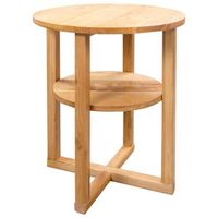 mesa auxiliarrmesa de centrormesita de centro de madera maciza de roble 40x50 cm