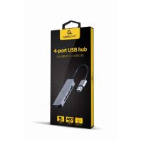 hub gembird 4 puertos usb 32 gen 1 5gbps modelo uhb-u3p1u2p3-01 aluminio integrado