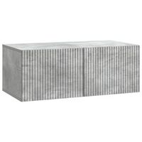 mueble para tv de pared 785 x 41 x 30 cm gris hormigon vidaxl