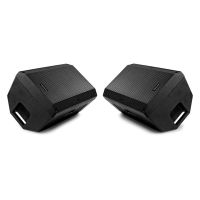 monitores activos vonyx vsa12 1600 w biamplificados entradas microfono guitarra linea