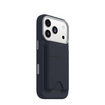 Billetera MagSafe OtterBox Symmetry Cuero de Cactus Azul para iPhone