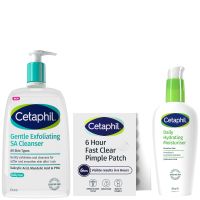 cetaphil daily exfoliating routine oily and acne skin