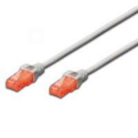 ewent cable de red rj45 cat 6 uutp 50cm gris