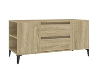 mueble para tv - mueble tv - mesa de tv madera contrachapada roble sonoma 102x445x50 cm
