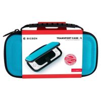 funda para nintendo switch 2 nacon switch2pouchblue azul con asa y 4 ranuras