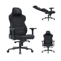 newskill banshee pro silla gaming tela transpirable con almohada cervical negra