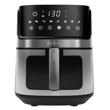 Origial FRYFIT 6.5L Freidora de Aire con Ventana 6.5L 1700W Acero Inoxidable