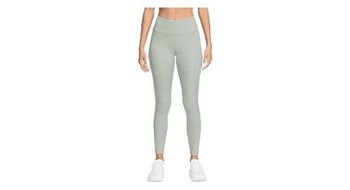 Mallas 7 8 nike dri fit fast verde  mujer
