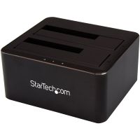 startech sdock2u33v docking station sata 2535 2 bahias negro