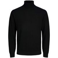 jack  jones jersey 12216829 merino knit roll-black para hombre