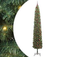 arbol de navidad artificial verde 300 cm pvc acero y plastico vidaxl