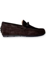 de duca di morrone mocasines de ante duca di morrone edoardo marron oscuro brown