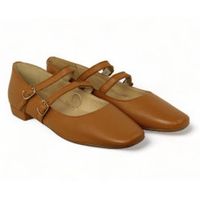 top3 deportivas moda zapato punta cuadrada con tacon 3cm y pulsera doble para mujer