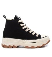refresh para mujer 17231701-negro zapatillas 172317 negro 40 3 a 5cm cordones cremallera casual
