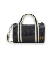 fred perry para hombre l9256 bolsa de deporte clasica de tamano mini negro osfa casual poliester