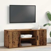 vidaxl gabinete de tv 100 x 35 x 40 cm madera vieja