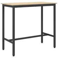 mesa roble sonoma 100 x 50 x 905 cm vidaxl