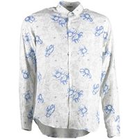 sl56 camisa manga larga colletto cotone para hombre
