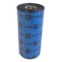 zebra resin 4800 pack 12 cintas de transferencia termica para impresora