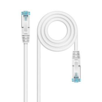 Nanocable Cable de Red Cat.7 600MHz LSZH SFTP PIMF AWG26 50cm Blanco