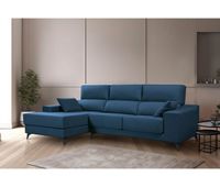 chaise longue s con arcon noelia izquierda 3 plazas azul marino
