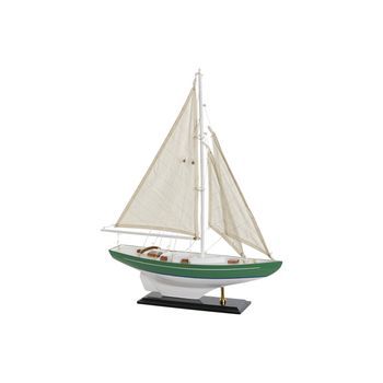 Barco Madera Maciza 42x9x62 Verde Menta