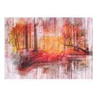 papel pintado 3d - autumnal forest 350x245 cm