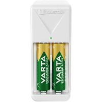 varta mini charger para pilas recargables 2x aa 2100 mah