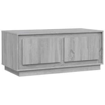 Mesa De Centro 50x102x44 Cm Madera - Gris