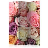 biombo - pastel roses 135x172 cm