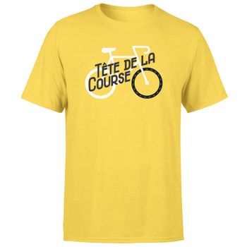 Tete De La Course Men's Yellow T-Shirt - M - Yellow