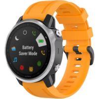 brazalete de reloj beline watch 2 20 mm silicon naranja para garmin