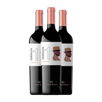 Vicente Gandía Vino Tinto Generación 1 Utiel-requena Crianza 75 Cl 13% Vol. (pack De 3 Unidades)