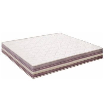 Colchón Viscoelastico Modelo Premium, 90 X 190 X 20cm - Todas Las Medidas, Blanco Y Lila