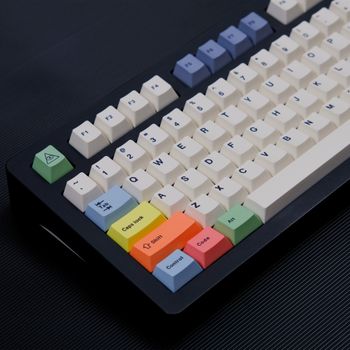 Teclas de lona GMK, perfil de cereza PBT, 151 teclas, teclas Dye-Sub para interruptores MX, Teclado mecánico Wooting HI75