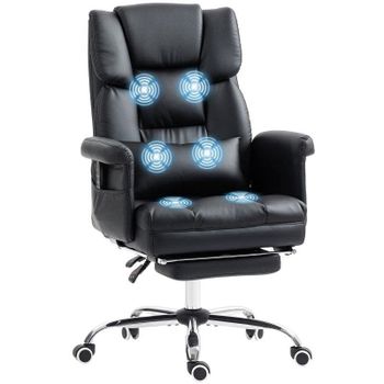 Silla de Oficina Ergonómica Welltin con Masaje y Reposapiés 155°