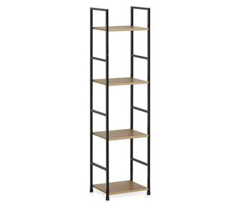 Estanteria alaya 1,12x29,2x23,5cm madera y metal