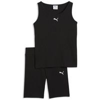 puma chandal ess elevated rib tan para nina