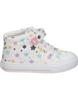 zapatillas altas para nina nakos 7040 blanco con dibujos 22