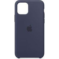 iphone 11 pro silicone case - midnight blue blue