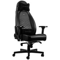 noblechairs icon silla acolchada negro